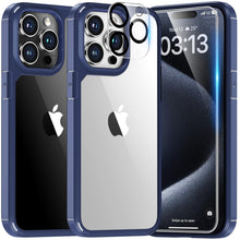 Load image into Gallery viewer, TAURI 5 in 1 for iPhone 16 Pro Max Case, Compatible with MagSafe [Not-Yellowing] with 2X Screen Protector + 2X Camera Lens Protector, Military-Grade Protection, Magnetic Case for 16 ProMax 6.9&quot;, Clear