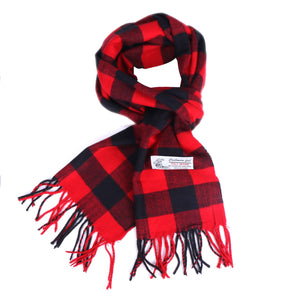 Herringbone Houndstooth Checked Pattern Cashmere Feel Classic Soft Luxurious Unisex Winter Scarf