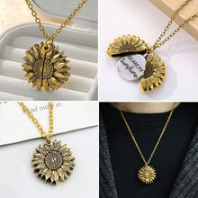 Load image into Gallery viewer, Artificial Sunflower Gifts, You are My Sunshine Necklace with Gift Box