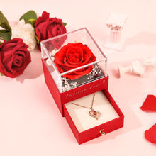 Load image into Gallery viewer, Valentines Day, Birthday Gifts Preserved Real Rose with Necklace Eternal Roses Forever Flowers Gifts