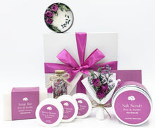 Load image into Gallery viewer, Orchid &amp; Jasmine Spa Gift Set for Women – Luxurious Spa Gift Baskets for Her