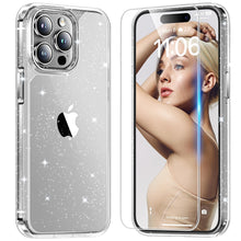 Load image into Gallery viewer, TAURI 5 in 1 for iPhone 16 Pro Max Case, Compatible with MagSafe [Not-Yellowing] with 2X Screen Protector + 2X Camera Lens Protector, Military-Grade Protection, Magnetic Case for 16 ProMax 6.9&quot;, Clear