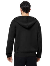 Load image into Gallery viewer, Mens Hoodies Sweater Solid Knitted Pullover Hooded Sweatshirt Long Sleeve Casual Ribbed Hoodie with Kanga Pocket