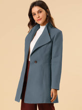 Load image into Gallery viewer, Women&#39;s Classic Stand Collar Long Sleeve Winter Belted Long Coat