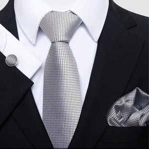 Men's Bow Tie Sets, Mens Ties Set/Bowties Set with Pocket Square and Cufflinks for Wedding Party Business