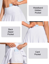 Load image into Gallery viewer, ZUTY 13.5&quot; High Waisted Tennis Skirt for Women Pleated Golf Skorts Skirts 4 Pockets Running Casual Athletic Workout