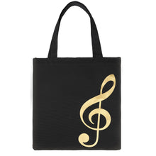 Load image into Gallery viewer, Music Notes Tote Bag,Canvas Music Handbag,Music Bag for Class,Reusable Shopping Bags,Music Gifts for Women