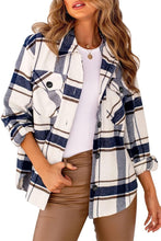 Load image into Gallery viewer, AUTOMET Womens Fall Outfits Fashion Clothes Shackets Flannel Plaid Button Down Long Sleeve Shirts Jackets 2024