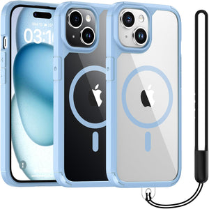 TAURI 5 in 1 for iPhone 16 Pro Max Case, Compatible with MagSafe [Not-Yellowing] with 2X Screen Protector + 2X Camera Lens Protector, Military-Grade Protection, Magnetic Case for 16 ProMax 6.9", Clear