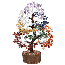 Load image into Gallery viewer, Seven Chakra Crystal Tree, A Gift for Men and Women, Crystal Tree of Life