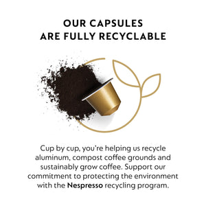 Nespresso Capsules OriginalLine, Variety Pack, Medium & Dark Roast Espresso Coffee, 50 Count Espresso Coffee Pods, Brews 1.35oz