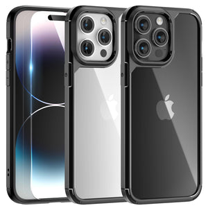 TAURI 5 in 1 for iPhone 16 Pro Max Case, Compatible with MagSafe [Not-Yellowing] with 2X Screen Protector + 2X Camera Lens Protector, Military-Grade Protection, Magnetic Case for 16 ProMax 6.9", Clear