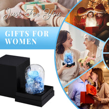 Load image into Gallery viewer, Valentine&#39;s Day Gifts for Her, Preserved Real Flowers Eternal Rose in Glass Dome, Forever Flowers for Delivery