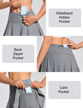 Load image into Gallery viewer, ZUTY 13.5&quot; High Waisted Tennis Skirt for Women Pleated Golf Skorts Skirts 4 Pockets Running Casual Athletic Workout