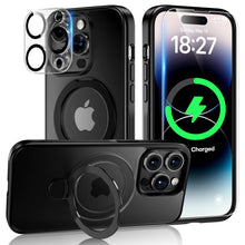 Load image into Gallery viewer, TAURI 5 in 1 for iPhone 16 Pro Max Case, Compatible with MagSafe [Not-Yellowing] with 2X Screen Protector + 2X Camera Lens Protector, Military-Grade Protection, Magnetic Case for 16 ProMax 6.9&quot;, Clear