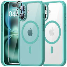 Load image into Gallery viewer, TAURI 5 in 1 for iPhone 16 Pro Max Case, Compatible with MagSafe [Not-Yellowing] with 2X Screen Protector + 2X Camera Lens Protector, Military-Grade Protection, Magnetic Case for 16 ProMax 6.9&quot;, Clear