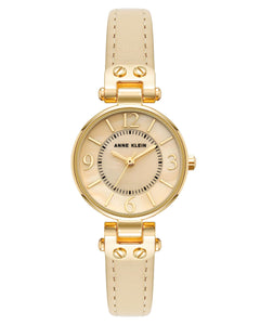 Anne Klein Women's Leather Strap Watch