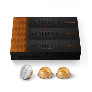 Nespresso Capsules Vertuo, Barista Flavored Pack, Medium Roast Coffee, 30 Count Coffee Pods, Brews 7.8oz