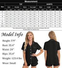 Load image into Gallery viewer, SWOMOG Womens Button Down Pajamas Set Short Sleeve Sleepwear Bride Soft Pj Lounge Sets XS-3XL