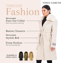 Load image into Gallery viewer, Vince Camuto Double-Breasted Wool Blend Womens Jacket, Winter Coats for Women