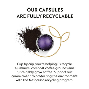 Nespresso Capsules Vertuo, Espresso, Bold Variety Pack, Medium and Dark Roast Espresso Coffee, 40-Count Coffee Pods, Brews 1.35oz