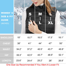 Load image into Gallery viewer, Loowoko Heated Vest for Women with Battery Pack Included, Rechargeable Heated Jacket Coat Electric Heating Vests for Winter