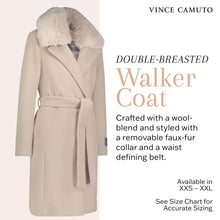 Load image into Gallery viewer, Vince Camuto Double-Breasted Wool Blend Womens Jacket, Winter Coats for Women