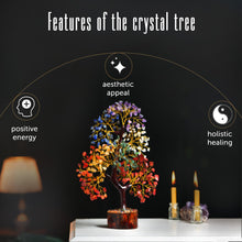 Load image into Gallery viewer, Seven Chakra Tree of Life - Crystal Tree - Artificial Bonsai Tree, Spiritual Decor, Crystals and Gemstones, Crystal Tree for Positive Energy - Feng Shui Tree, Reiki Gifts