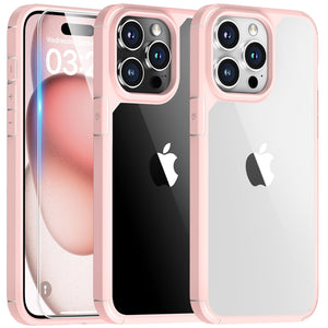 TAURI 5 in 1 for iPhone 16 Pro Max Case, Compatible with MagSafe [Not-Yellowing] with 2X Screen Protector + 2X Camera Lens Protector, Military-Grade Protection, Magnetic Case for 16 ProMax 6.9", Clear