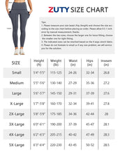 Load image into Gallery viewer, ZUTY Fleece Lined Leggings Women Winter Thermal Insulated Leggings with Pockets High Waisted Workout Yoga Pants Plus Size