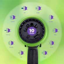 Load image into Gallery viewer, Hose Nozzle Heavy Duty Hose Sprayer With 10 Adjustable Watering Patterns. Thumb Control Design, Comfortable Ergonomic Grip, Garden Hose Nozzle for Watering Plants &amp; Lawns/Fun showers/Cleaning