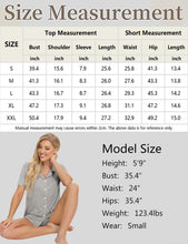 Load image into Gallery viewer, SWOMOG Womens Button Down Pajamas Set Short Sleeve Sleepwear Bride Soft Pj Lounge Sets XS-3XL