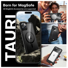 Load image into Gallery viewer, TAURI 5 in 1 for iPhone 16 Pro Max Case, Compatible with MagSafe [Not-Yellowing] with 2X Screen Protector + 2X Camera Lens Protector, Military-Grade Protection, Magnetic Case for 16 ProMax 6.9&quot;, Clear