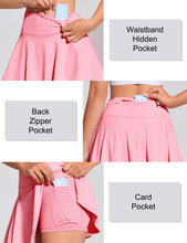 Load image into Gallery viewer, ZUTY 13.5&quot; High Waisted Tennis Skirt for Women Pleated Golf Skorts Skirts 4 Pockets Running Casual Athletic Workout