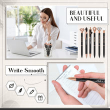 Load image into Gallery viewer, 6 Pcs Fancy Pens for Women, Crystal Diamond Pen for Journaling Pretty Glitter Ballpoint with Box Inspirational Gifts for Women