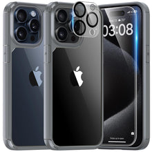 Load image into Gallery viewer, TAURI 5 in 1 for iPhone 16 Pro Max Case, Compatible with MagSafe [Not-Yellowing] with 2X Screen Protector + 2X Camera Lens Protector, Military-Grade Protection, Magnetic Case for 16 ProMax 6.9&quot;, Clear