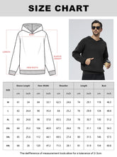 Load image into Gallery viewer, Mens Hoodies Sweater Solid Knitted Pullover Hooded Sweatshirt Long Sleeve Casual Ribbed Hoodie with Kanga Pocket