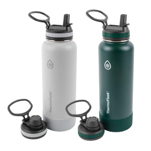 ThermoFlask 14/16/24/40 oz Double Wall Vacuum Insulated Stainless Steel 2-Pack of Water Bottles