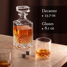 Load image into Gallery viewer, Elegant Design Whiskey Decanter Globe Set for Men with 4 Glasses, The Best Gift For Him, Valentine&#39;s Day Gift