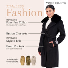 Load image into Gallery viewer, Vince Camuto Double-Breasted Wool Blend Womens Jacket, Winter Coats for Women