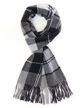 Load image into Gallery viewer, Men&#39;s Winter Scarf Warm Long Plaid Classic Tassel Scarf for Women