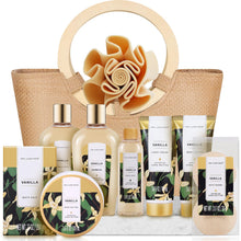 Load image into Gallery viewer, Spa Luxetique Gift Baskets for Women, 10pcs Lavender Gift Sets with Body Lotion, Bubble Bath, Relaxing Bath Sets