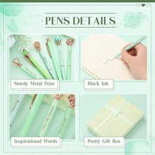 Load image into Gallery viewer, 6 Pcs Fancy Pens for Women, Crystal Diamond Pen for Journaling Pretty Glitter Ballpoint with Box Inspirational Gifts for Women