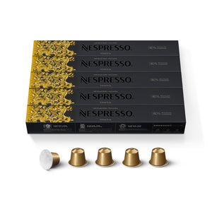 Nespresso Capsules OriginalLine, Variety Pack, Medium & Dark Roast Espresso Coffee, 50 Count Espresso Coffee Pods, Brews 1.35oz