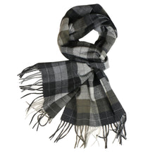 Load image into Gallery viewer, Herringbone Houndstooth Checked Pattern Cashmere Feel Classic Soft Luxurious Unisex Winter Scarf