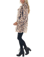 Load image into Gallery viewer, Omoone Women&#39;s Faux Fur Jackets Autumn Winter Leopard Coats Loose Fur Coat with Pockets