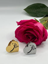 Load image into Gallery viewer, Heart Shape Ring with Beautiful Nastaliq Writing: Iran, 2 Colors