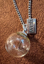 Load image into Gallery viewer, Wish Necklace with a Bottle Containing Four-Leaf Clover