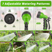 Load image into Gallery viewer, AUTOMAN-Garden-Hose-Nozzle,ABS Water Spray Nozzle with Heavy Duty 7 Adjustable Watering Patterns,Slip Resistant for Plants,Lawn,Washing Cars,Cleaning,Showering Pets &amp; Outdoor Fun.