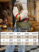 Load image into Gallery viewer, Women&#39;s Striped Mohair Cardigan Sweaters Colorful Open Front Crochet Cardigans Lightweight Loose Knit Sweater